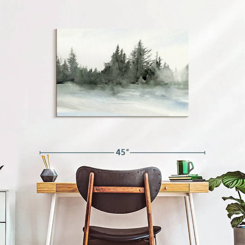Alvord Evergreen au loin II, H 24 po x l 36 po
