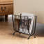 Metal Black Standing Magazine Rack