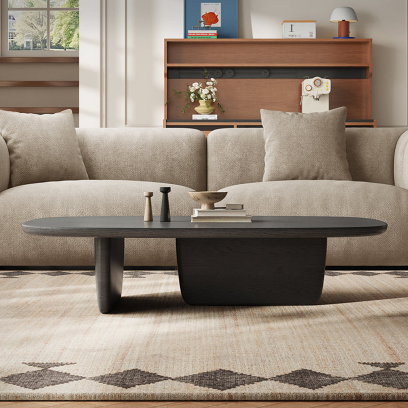 Table basse rectangulaire moderne et minimaliste