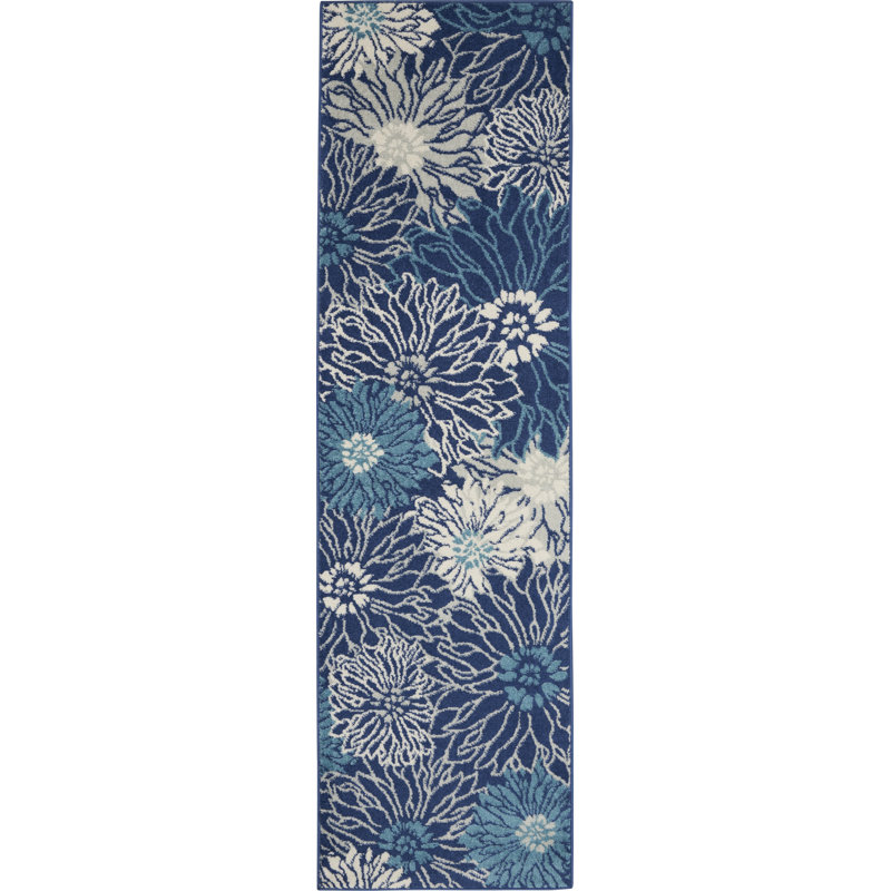 Floral Indoor Rug, Runner 2'2" x 7'6"
