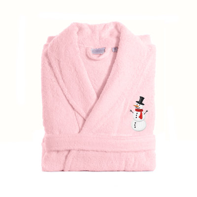 Terry Cloth Gender Neutral Bathrobe with Pockets
