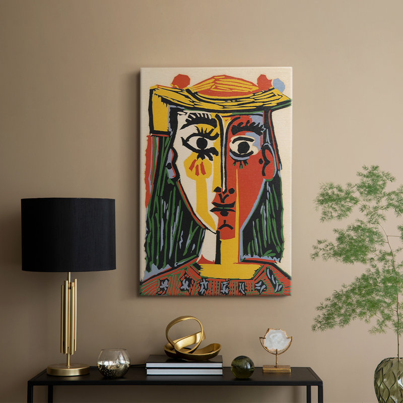 Reproduction abstraite rétro XVIII - galerie Cavas, H 48 po x l 32 po