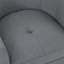 Fauteuil demi-tonneau de 25,5 po en polyester avec repose-pieds