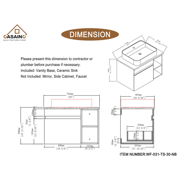 Product Dimensions