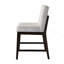 Ensemble de chaises à hauteur de comptoir Edwyn en lin et espresso gris (ensemble de 2)