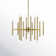 Godalming 24 - Light Dimmable Sputnik Modern Linear Chandelier