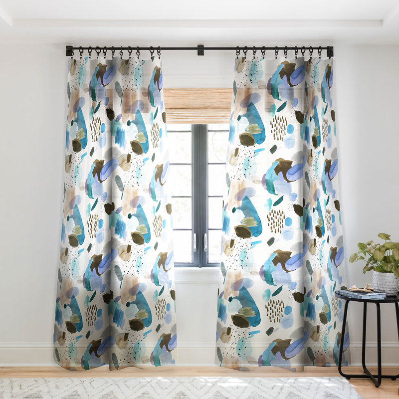 Ensemble de 2 rideaux en rideau Ninola, L 50 po x L 63 po