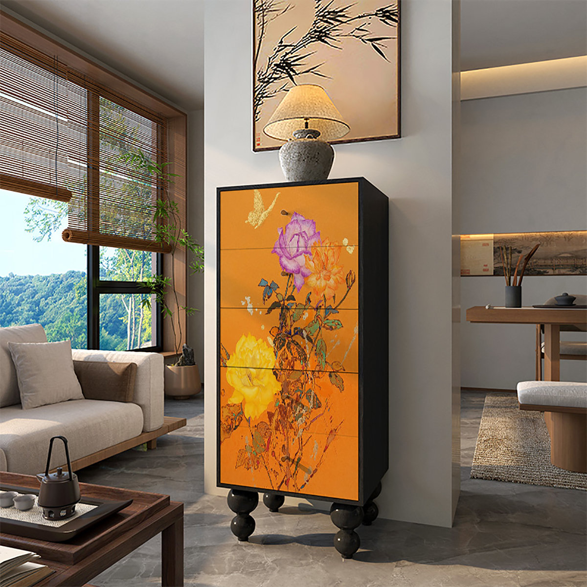 Canora Grey Art multifunction storage decorative cabinet | Wayfair