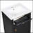 20" Small Adjustable Shelf Bathroom Vanity With Sink-1538744426