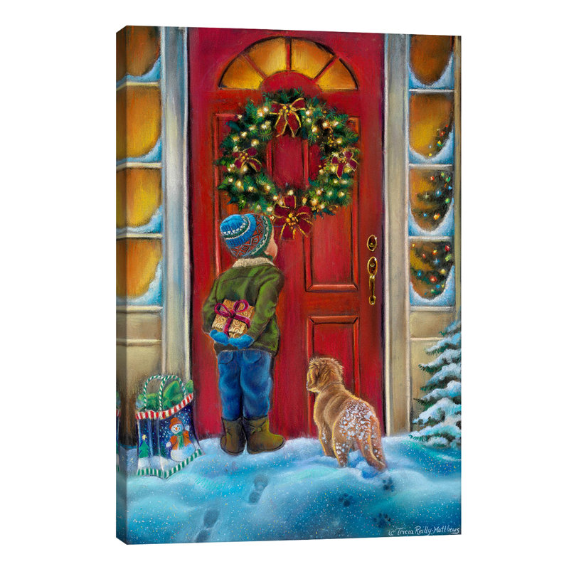 Home For The Holidays by Tricia Reilly-Matthews - Wrapped Canvas Painting, 66.04 cm H x 45.72 cm W x 1.91 cm D