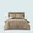 2 PCS Twin/Twin XL Chenille Oversized Comforter Set Tan-114494790