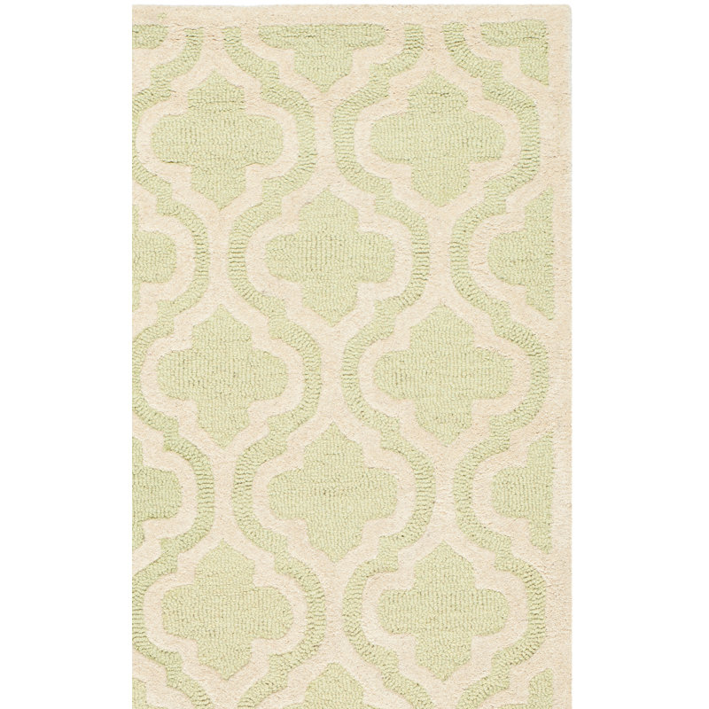 Tapis en laine touffeté à la main Cannen, Carré 6 pi