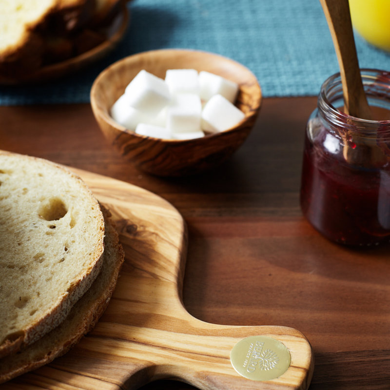 Berard Olivewood Rectangular Cutting Board with Handle