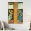 The Annunciation Abstract Contemporary Wall Art Print by Sandro Botticelli - Wrapped Canvas Print-1985232719