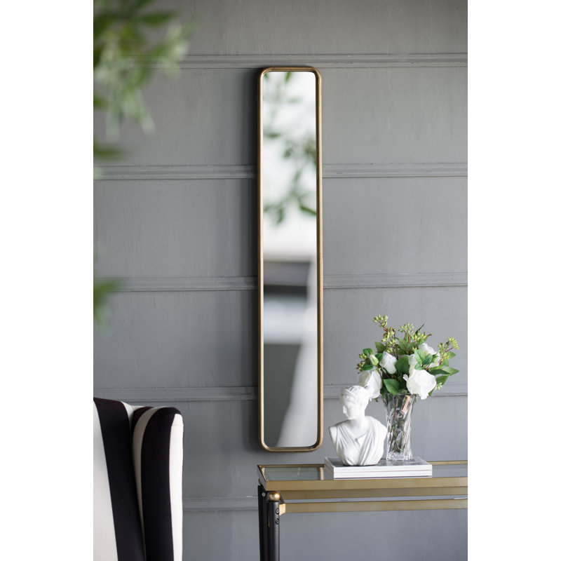 Vapor Full Length Wall Mirror with Metal Frame