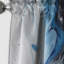 Bleu et gris Elixir I - Rideau abstrait occultant moderne - 1 panneau-107809338