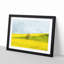 Lone Tree in a Yellow Meadow - Picture Frame Graphic Art Print-56859937-56859938
