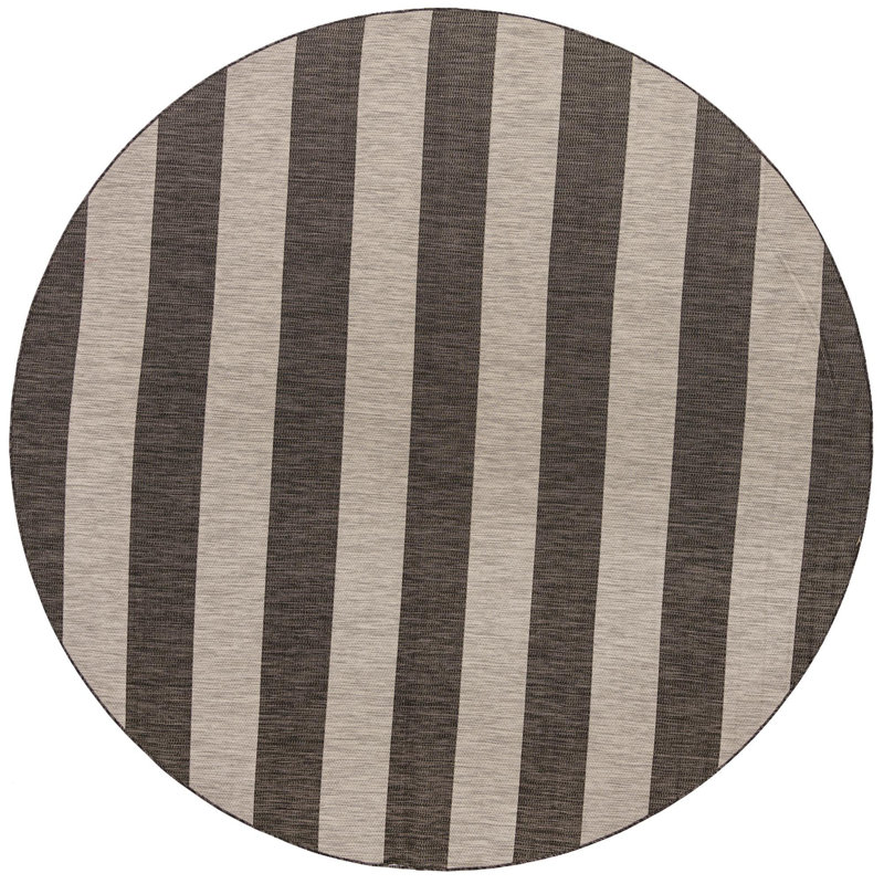Tapis d'extérieur scintillant couleur étain, Rond 10 pi 8 po