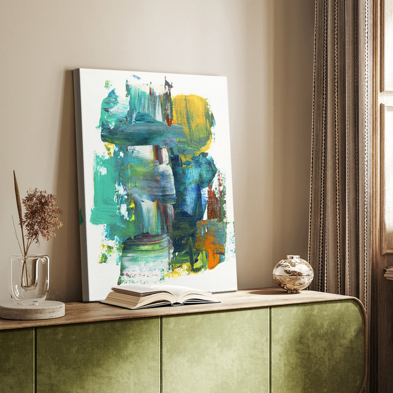 Abstrait I - galerie Cavas sur mesure, H 48 po x l 32 po