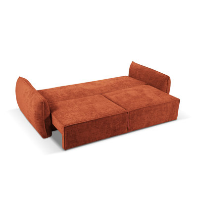 Bernovich 3 Seater Chenille Sofa Bed