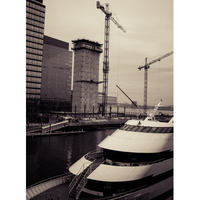 Boston Harbor Print by Alan Scherer