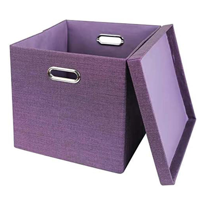 Posprica Fabric Bin, Purple