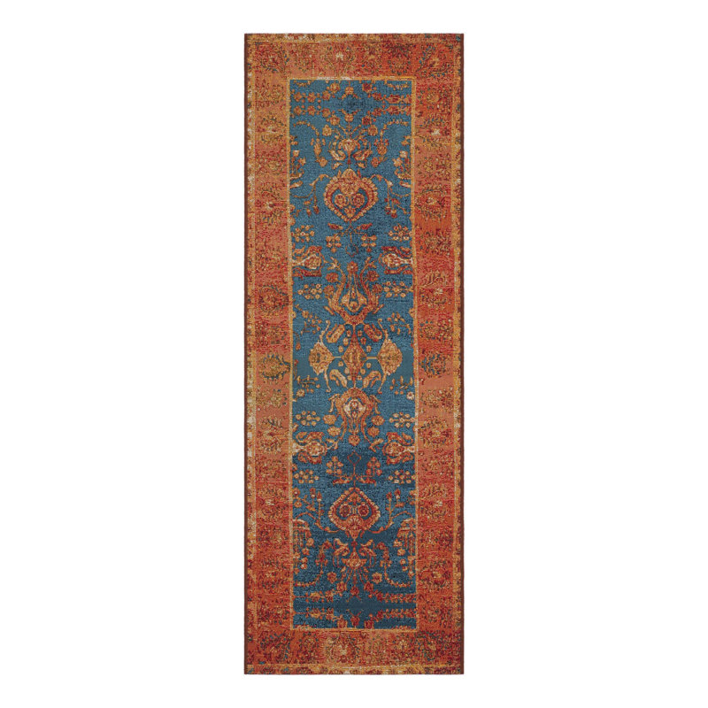 Tapis d'extérieur traditionnel, Tapis de couloir 2 pi x 6 pi 1 po