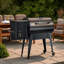 Barbecue à granules de bois et fumoir de 456 po² avec contrôle automatique de la température PID, pieds pliants pour patio ou véhicule récréatif en bronze
