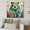 «Creative Grizzly Bear Collage - Bear 2», art mural