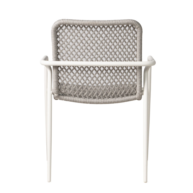 Dining Arm Chair-Set Of 4, Matte White
