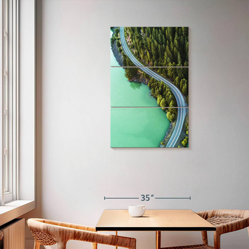 Vue aérienne de Mehar Diablo Lake Road, H 57 po x l 36 po