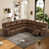 Reddish Brown Faux Leather