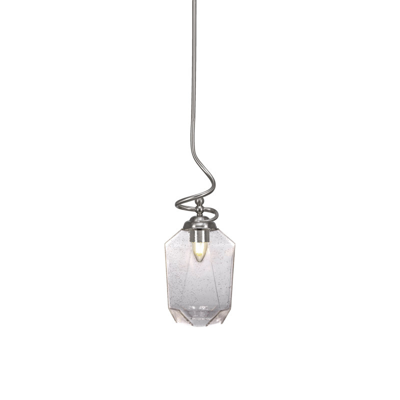 Capri Stem Hung Pendant, Brushed Nickel