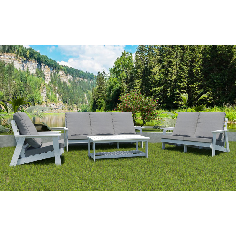 Hanches avec grain de bois toutes saisons, jardin extérieur blanc, coussin relaxant, grain élégant et confortable