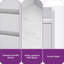  Set Of 2 Bedside Table With 3 Drawers, Bedside Cabinet-905084091