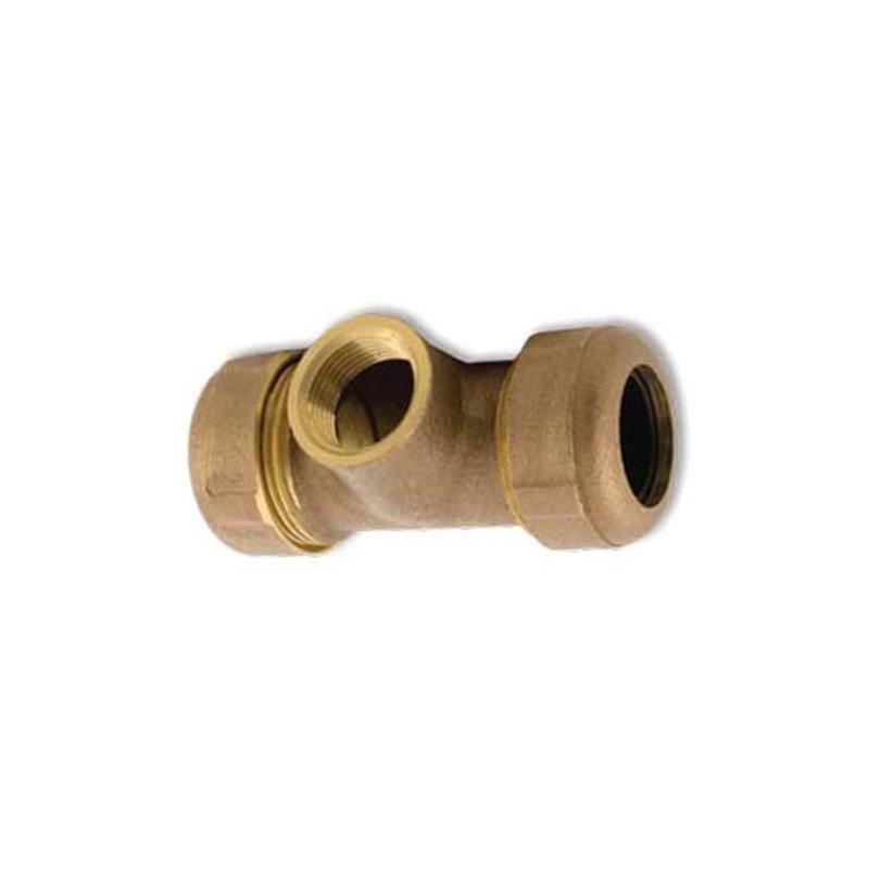 Raccord de tuyau en laiton Avalon G-Tee 3/4 cuivre X 1/2 IPS