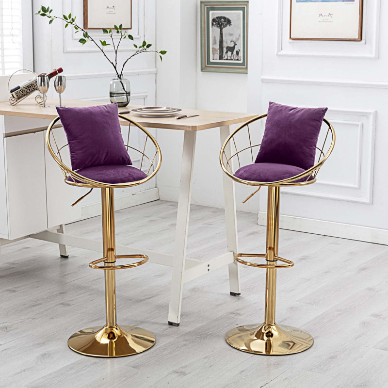Tabouret Julliette, Mauve