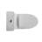 1.1/1.6 Toilet, White Ceramic, Elongated Bowl, Comfort Height, Soft Close Seat, & , T036wt Ceramic , Elongated, Comfortable,