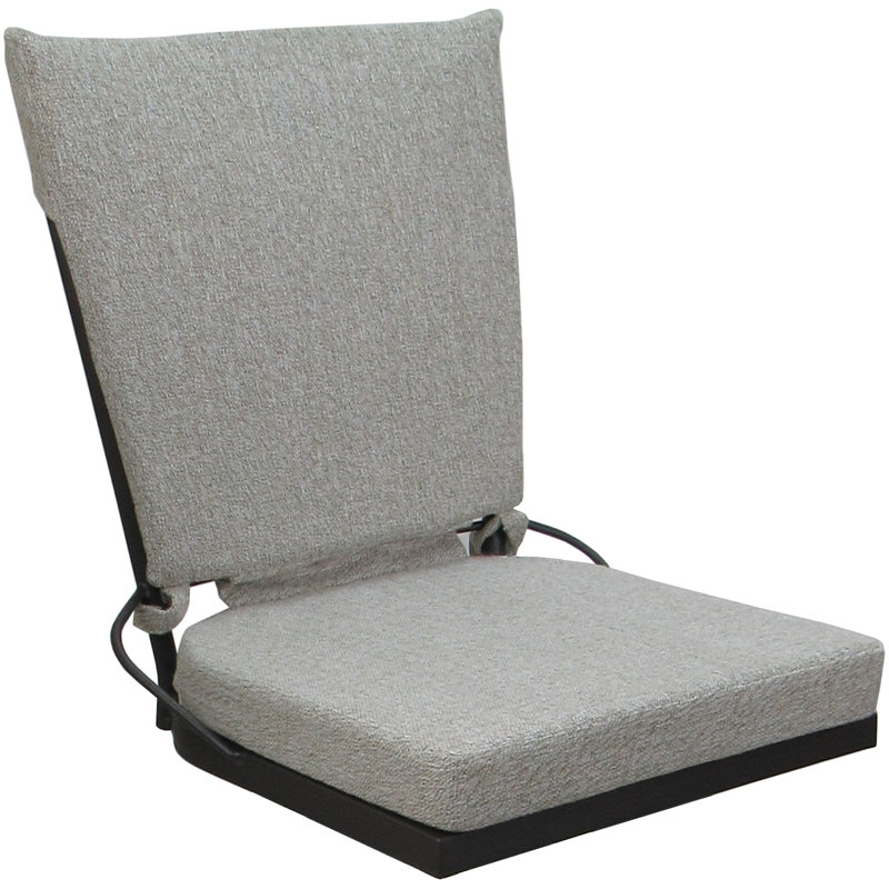 Chaise d'appoint Jerin, Blanc / gris