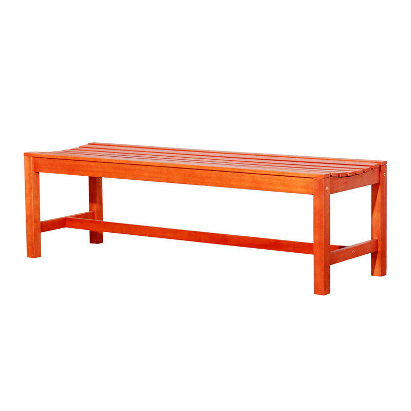 Banc de jardin sans accoudoirs