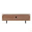 Console WOODEN & IRON TV-BOARD, meuble multimédia, tiroir de rangement, Mid-Century, moderne