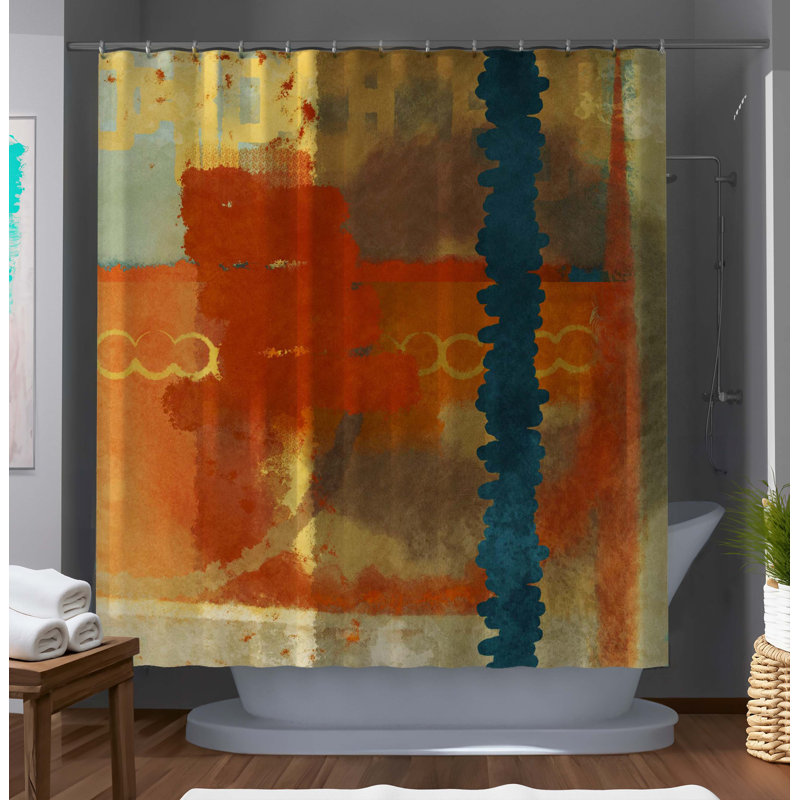 Rideau de douche abstrait Dhalchand