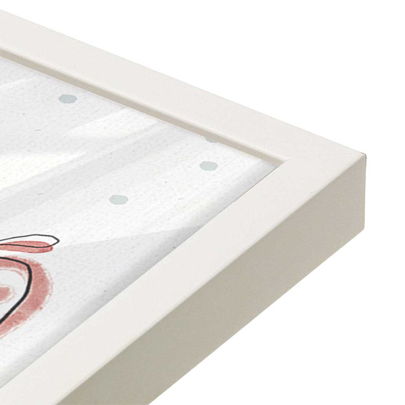 Ensemble de 2 estampes du Père Noël, 10 po x 8 po, Blanc opaque