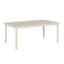 Berlin Gardens Vida Aluminum Matte White Base 73″ Dining Table-2006898264