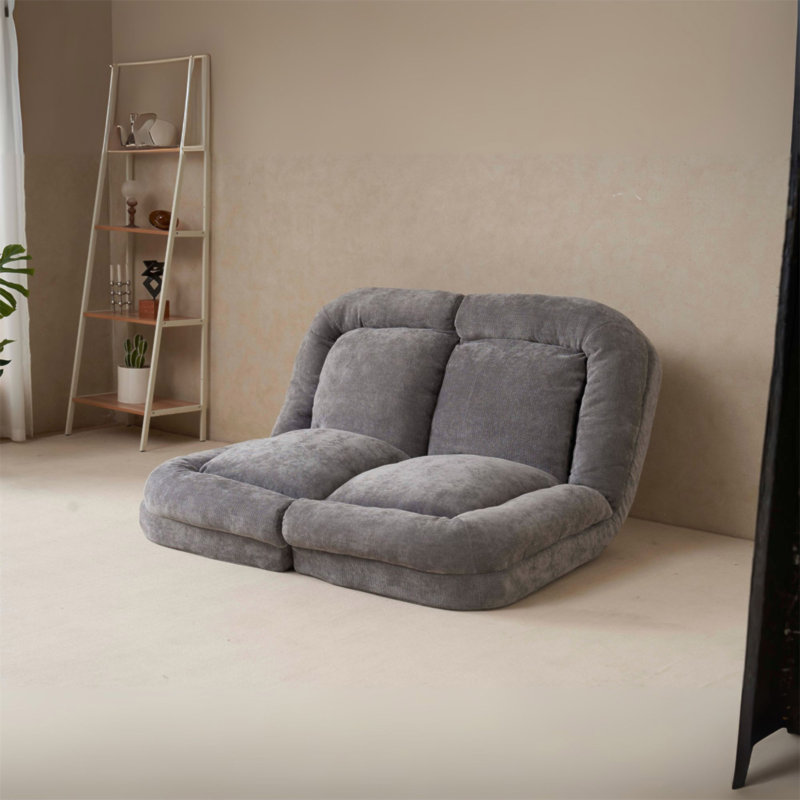 Canapé-lit convertible double escamotable, Gris