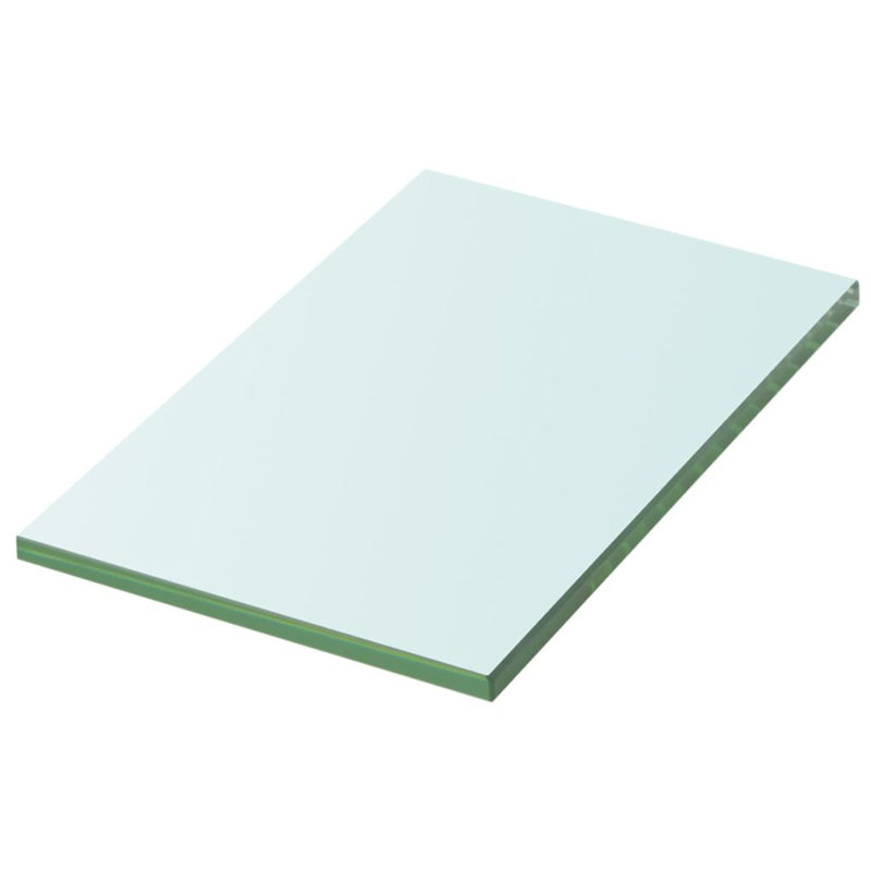 Glass Floating Shelf, 0.8cm H x 20cm W x 12cm D