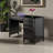 Lyric Black Finished 3 Soft Close Drawers & 1-Cabinet Writing Desk, 30.64" H X 47.21" W X 19.85" D-422080832-422080834