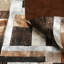 Tapis naturel en patchwork de peau de vache multicolore 7,83 x 10 pi-2099743627