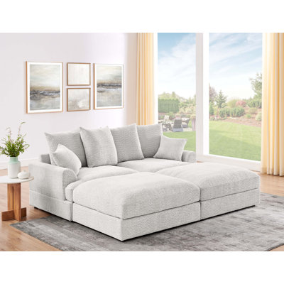 Arden Cloud Modular Sofa by Latitude Run
