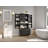 Fluted Kitchen Pantry Cabinet With 2 Large Drawers & 8-Door Spice Rack, Freestanding Storage Organizer-2066804642